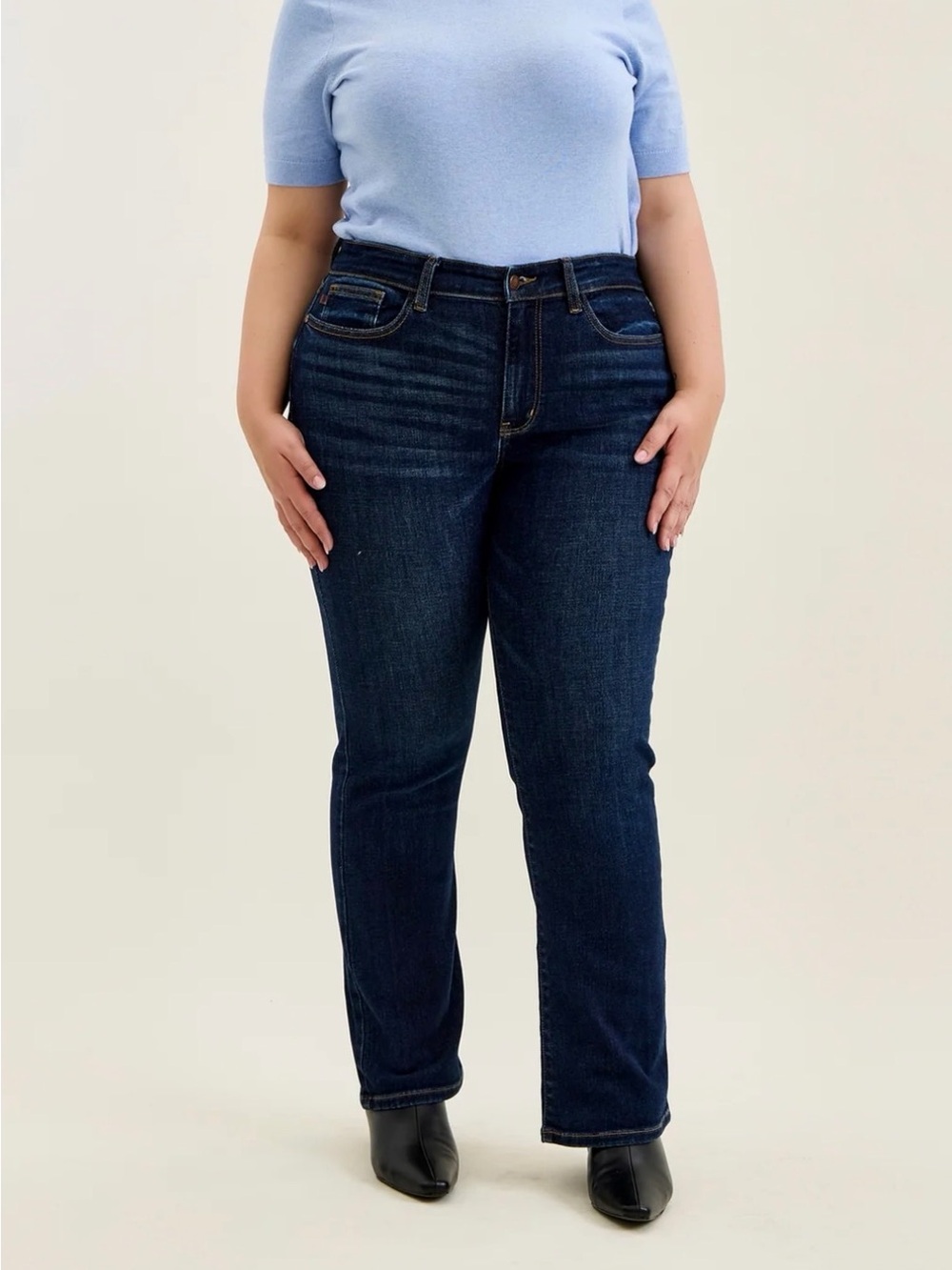 Judy Blue Daisy Dark Dream Slim Bootcut ) 16W